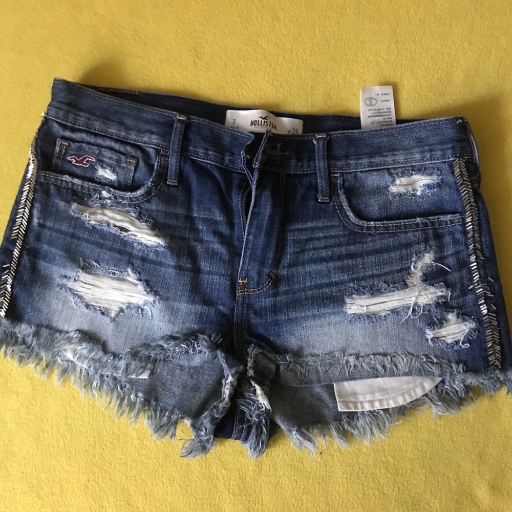 High Waisted Hollister Jean Shorts